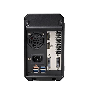 Gigabyte GV-N1070IXEB-8GD Aorus GTX 1070 Mini ITX OC 8 G Thunderbolt 3 Gaming Box – Schwarz - 4